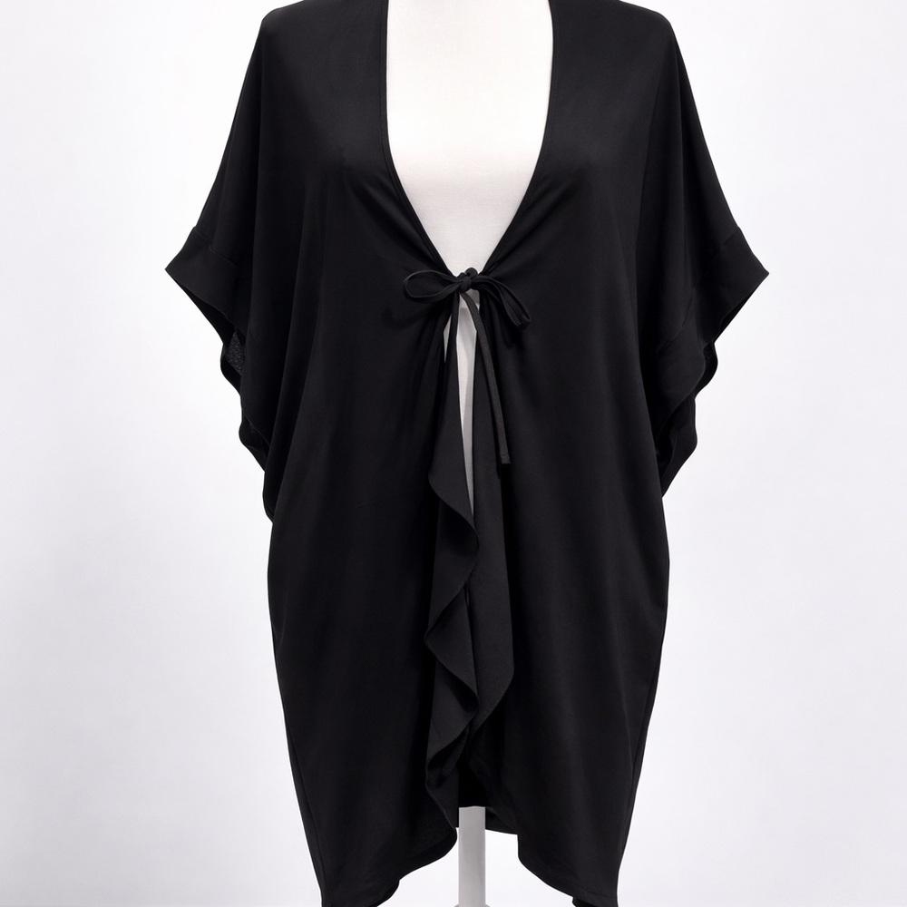 Elegant Black Victoria Secret Kimono OS